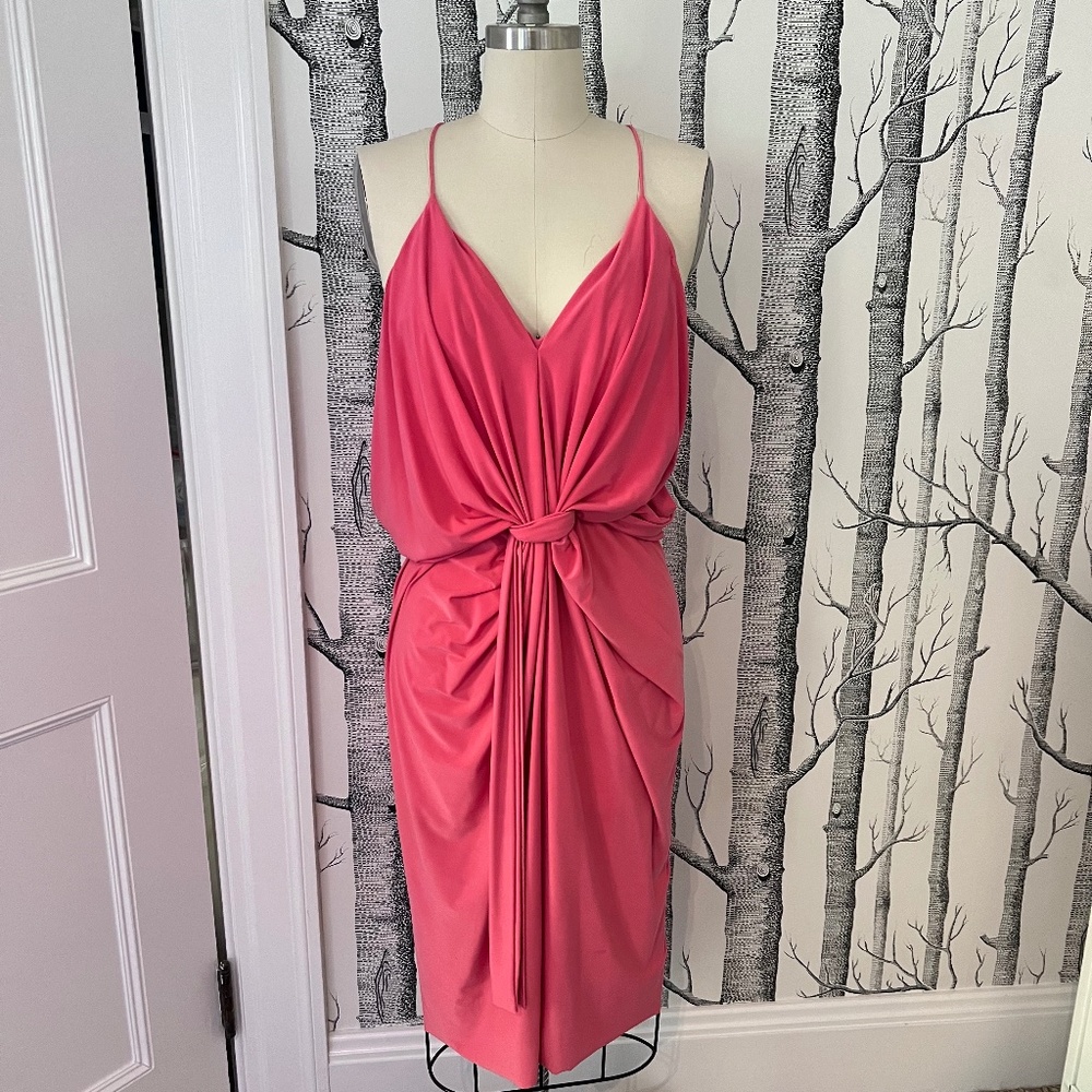 T bags Los Angeles Coral Wrap Dress